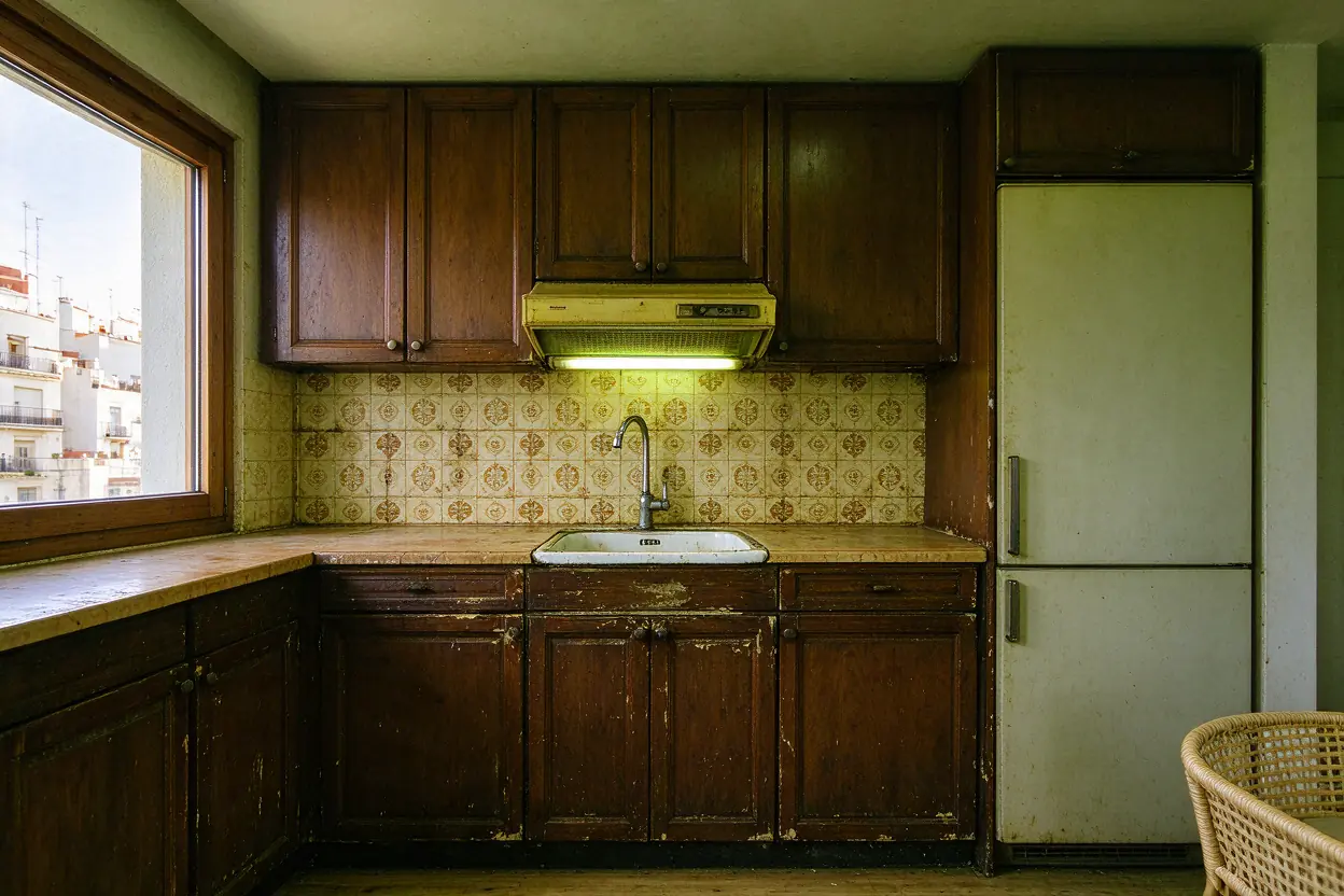 Cocina en Teatinos: estado antes de la reforma